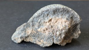 Lobolith - Broken. The shape of the inner hollow chamber can be seen.