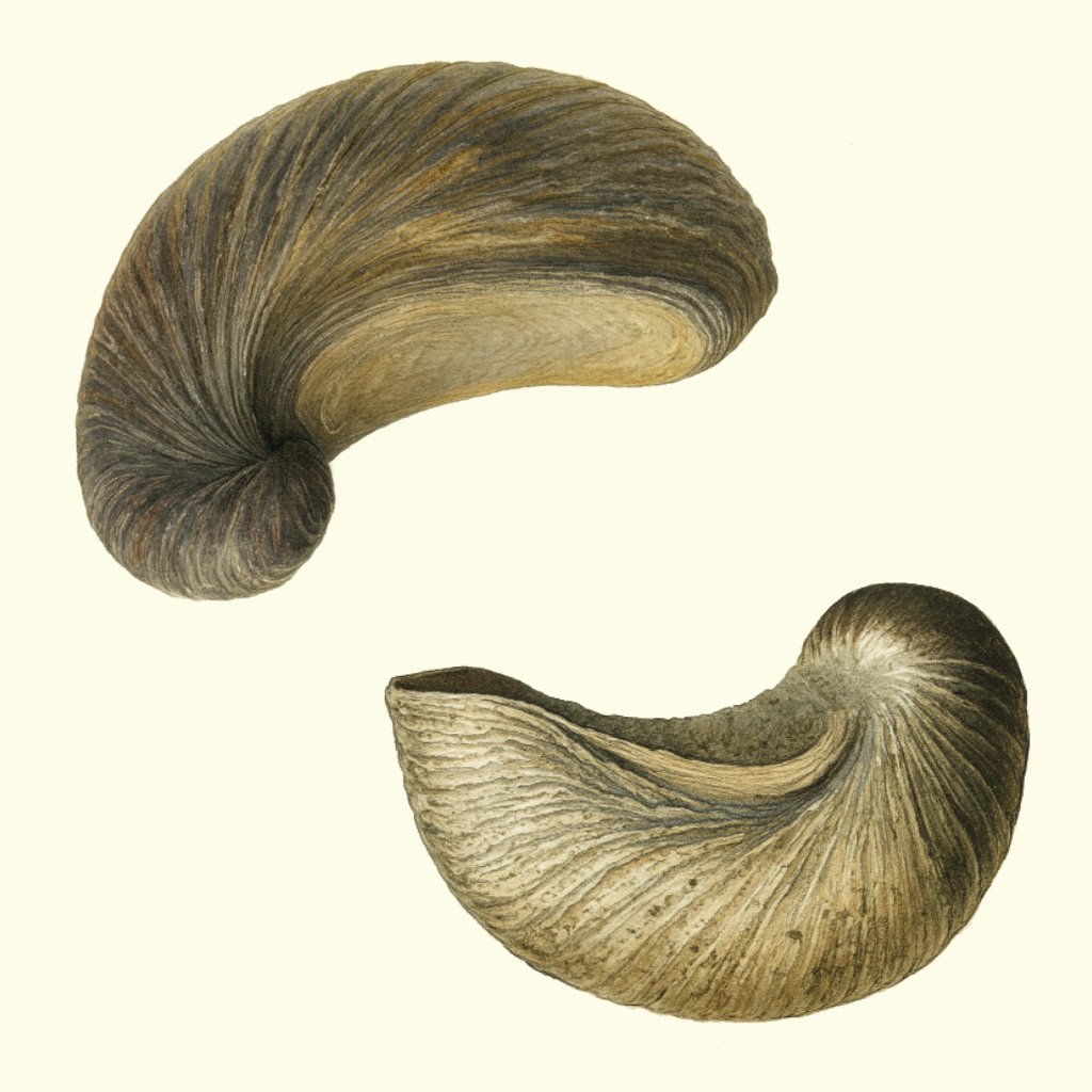 Artistic depiction of Gryphaea