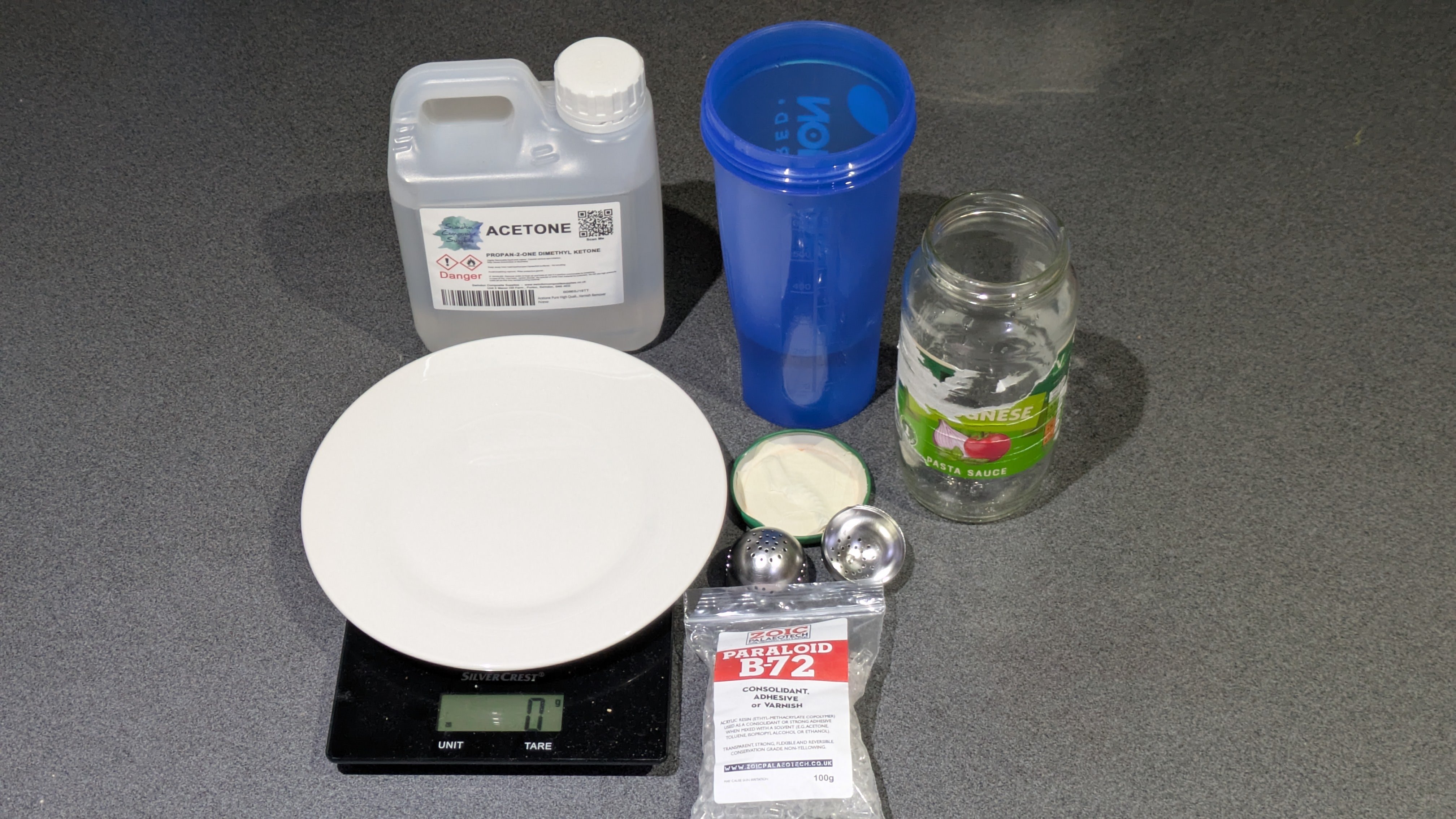 CONSERVATION OF PLANT FOSSILS USING A PARALOID B-72 MIXTURE